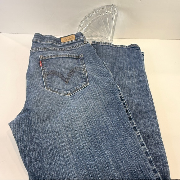 ✨ Preloved Levi’s 525 Perfect Waist Straight Jeans 👖 Women’s 💙 Size 12 ✨ - Picture 1 of 16